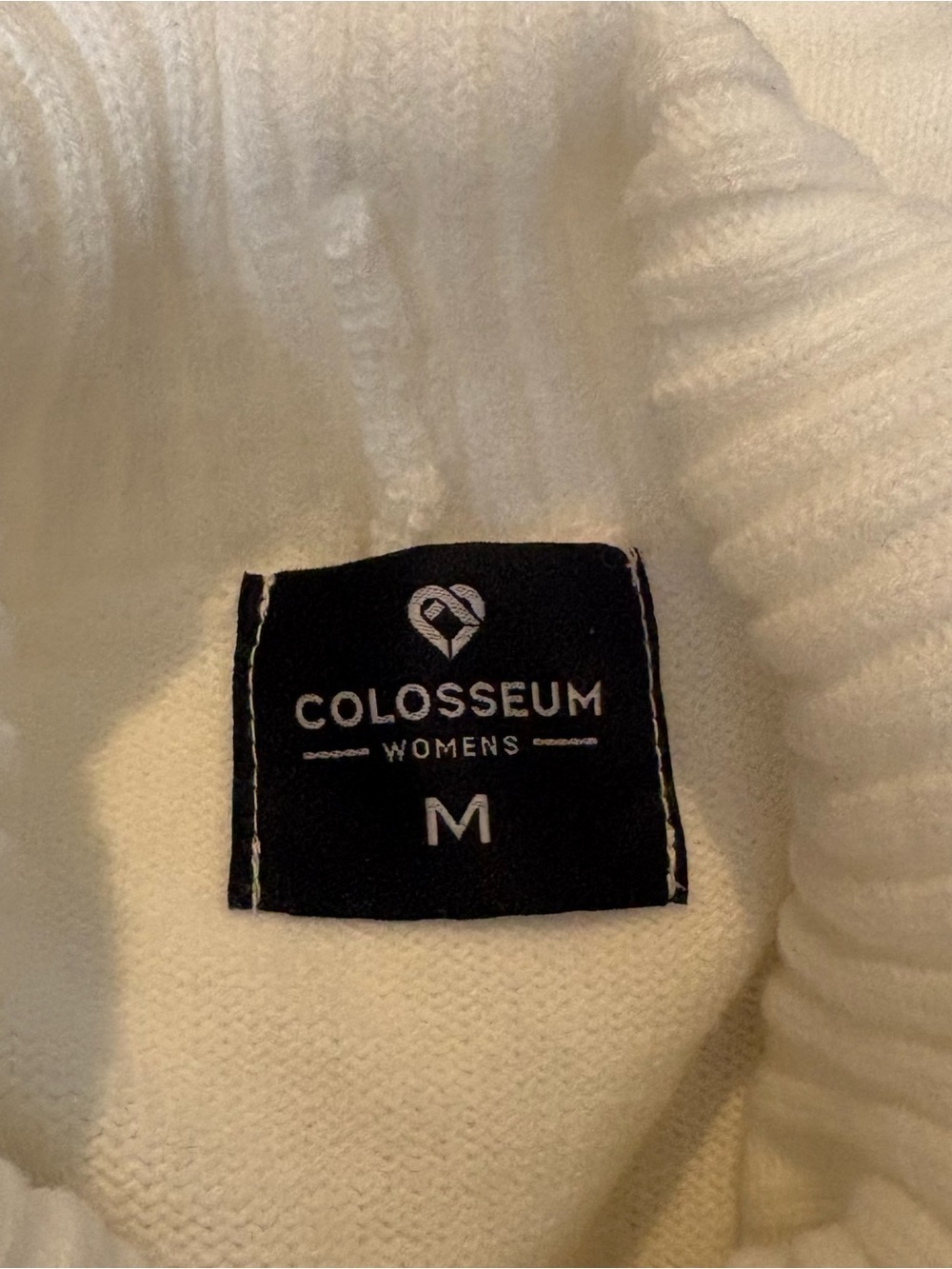 Colosseum USC Trojans Women’s White Turtleneck Embroidered Sweater Size Medium - Picture 5 of 6